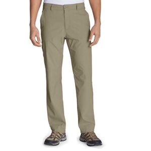 Eddie Bauer Tech Stretch Chino Travex Performance Travel Straight Pants 38x32